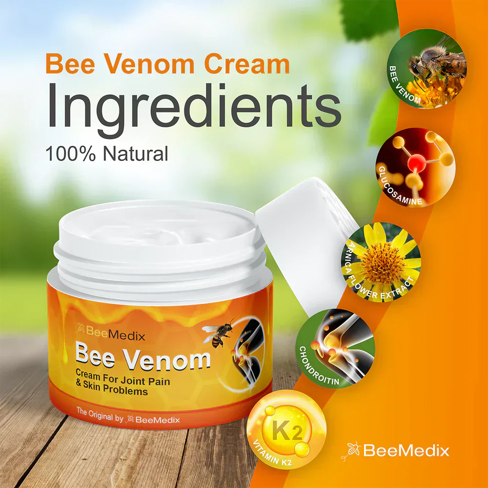 Bee Venom Pain Suppression Joint Healing Cream (Buy 1 Get 1 Free🔥🔥) Main image