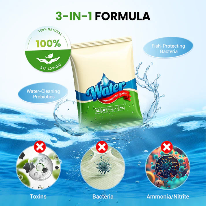 500g Premium Pond Care Powder | Water Clarifier & Algae Control 🐟