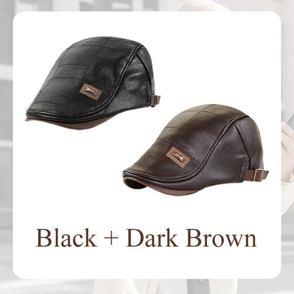 New Fashion Leather Beret | Pack Of 2