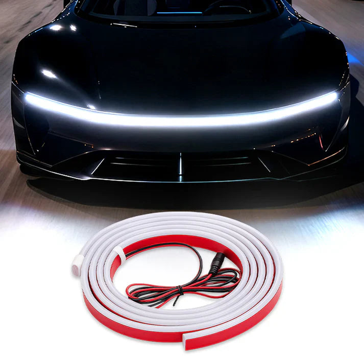 🔥【Dynamic Scan HoodBeam Kit】- 50% OFF! Light up your hood with hypnotic smooth scanning effects! ✨🚗