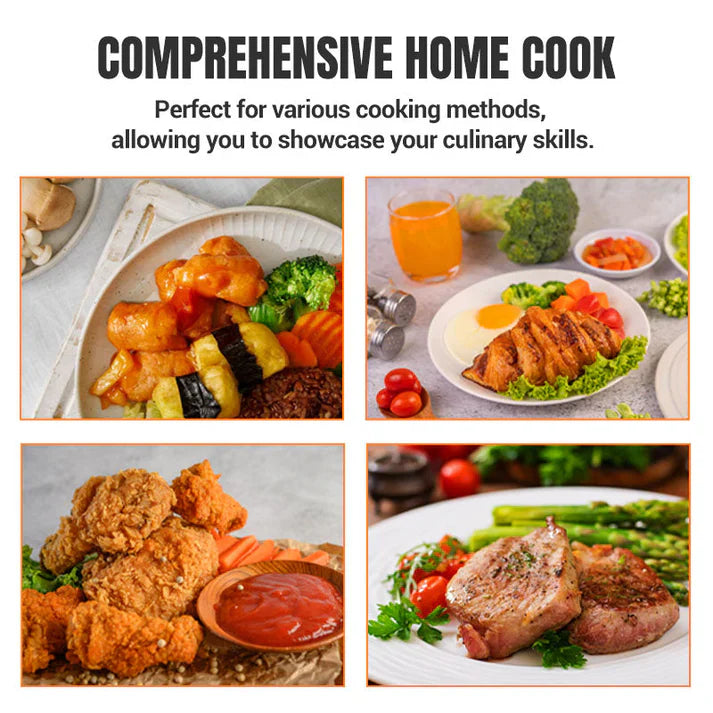 🍳 60% OFF CHEF'S PICKS! ✨ Multifunctional Large Capacity Non-stick Pressure Cooker - 10-in-1 Technology with 8 Pressure Settings for Healthy & Fast Cooking 🍲⚡