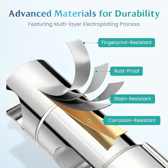 Hand shower holder without drilling