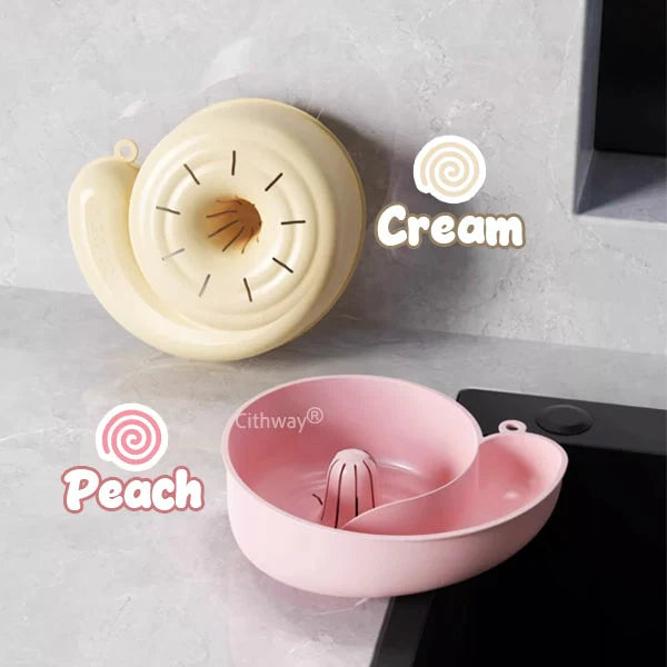 Auto-rinse Snail Rotating Fruit Strainer