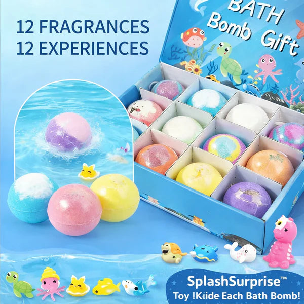🔥EASTER SALE 70% OFF⚡50K+ SOLD!🎁🛁Bath Bomb Gift Set for Kids Secondary image