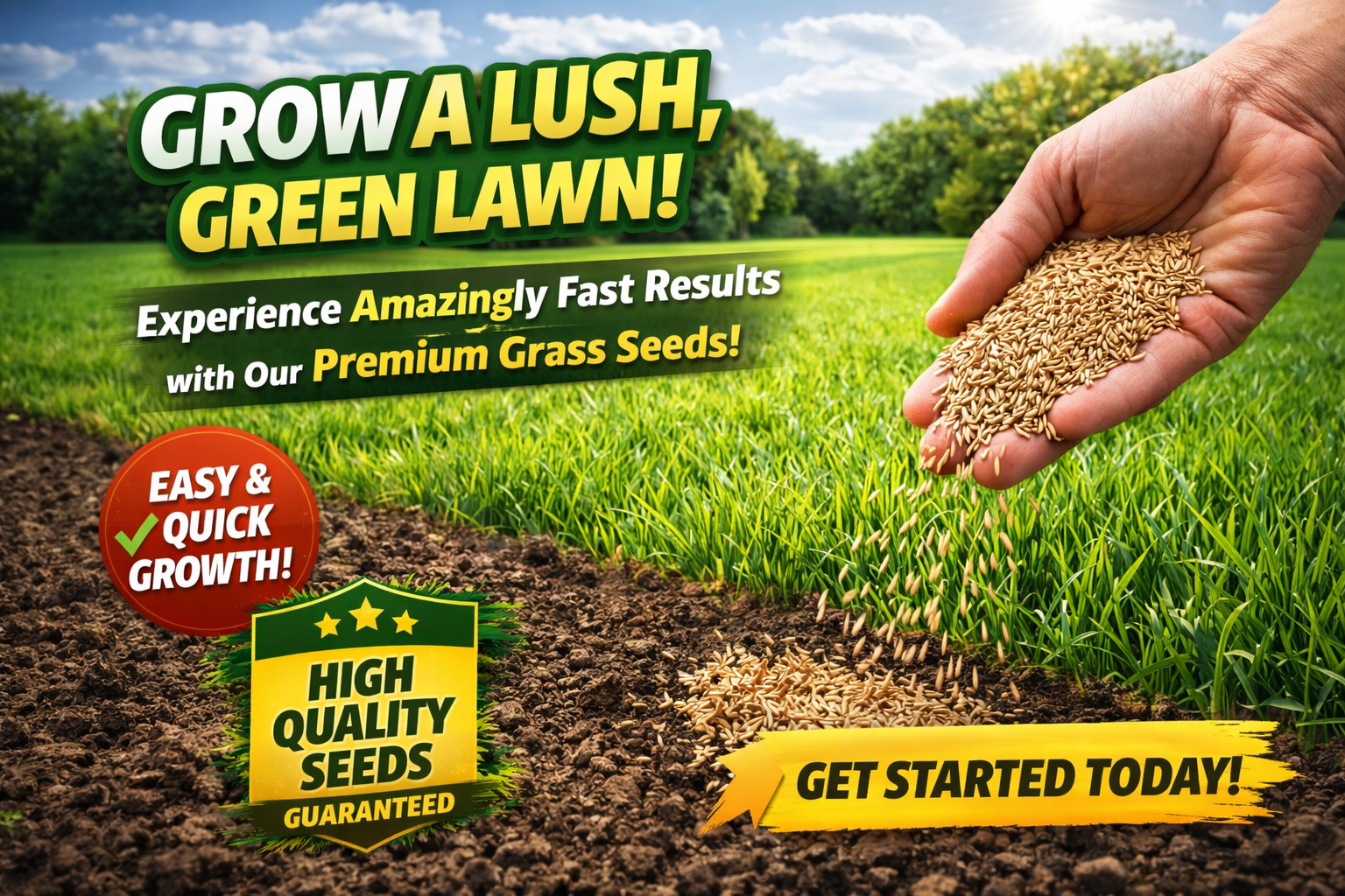 🌱 SPECIAL GRASS SEEDS | 🔥Buy 1 Get 1 Free🔥 Main image