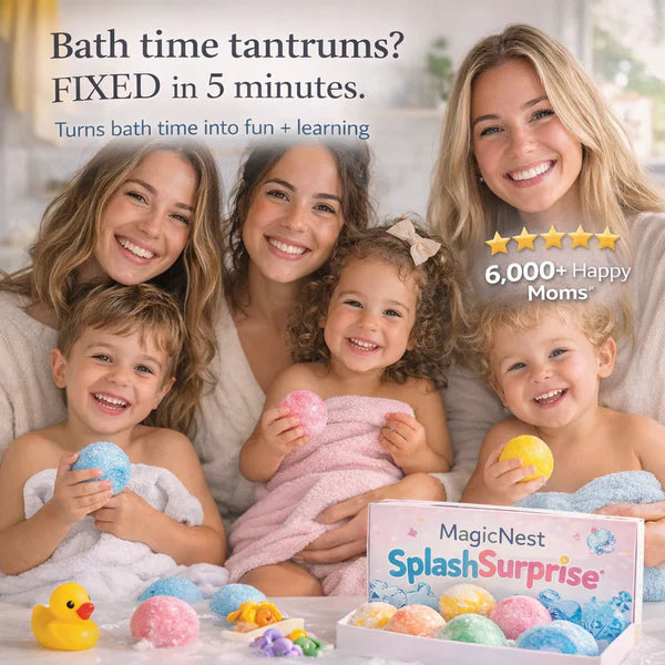 🔥EASTER SALE 70% OFF⚡50K+ SOLD!🎁🛁Bath Bomb Gift Set for Kids