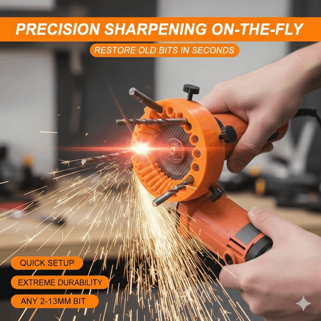 Drill bit sharpener