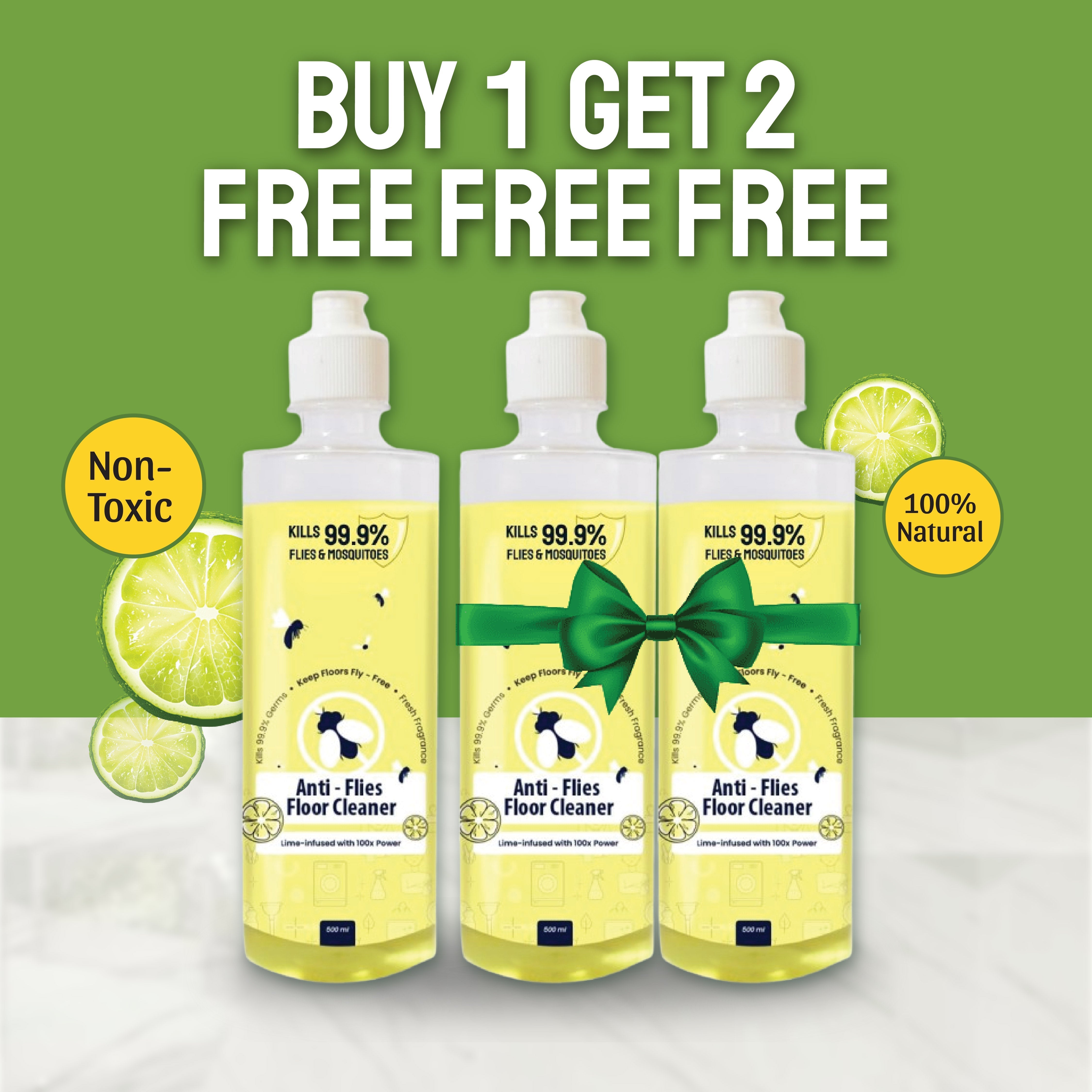 Anti-Flies Floor Cleaner (Ants & Flies Repellent, Child Safe, Pet Safe) Main image