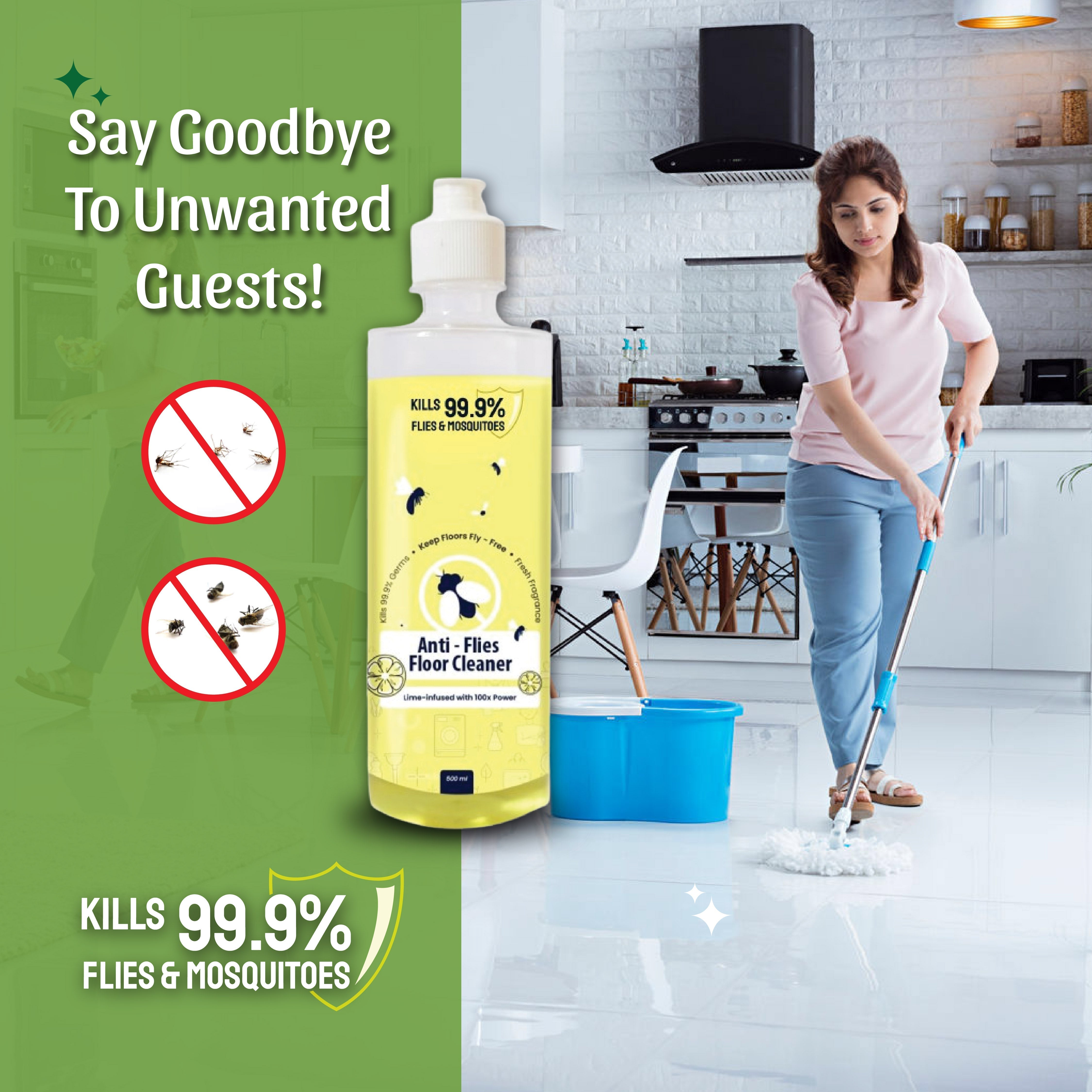 Anti-Flies Floor Cleaner (Ants & Flies Repellent, Child Safe, Pet Safe) Secondary image