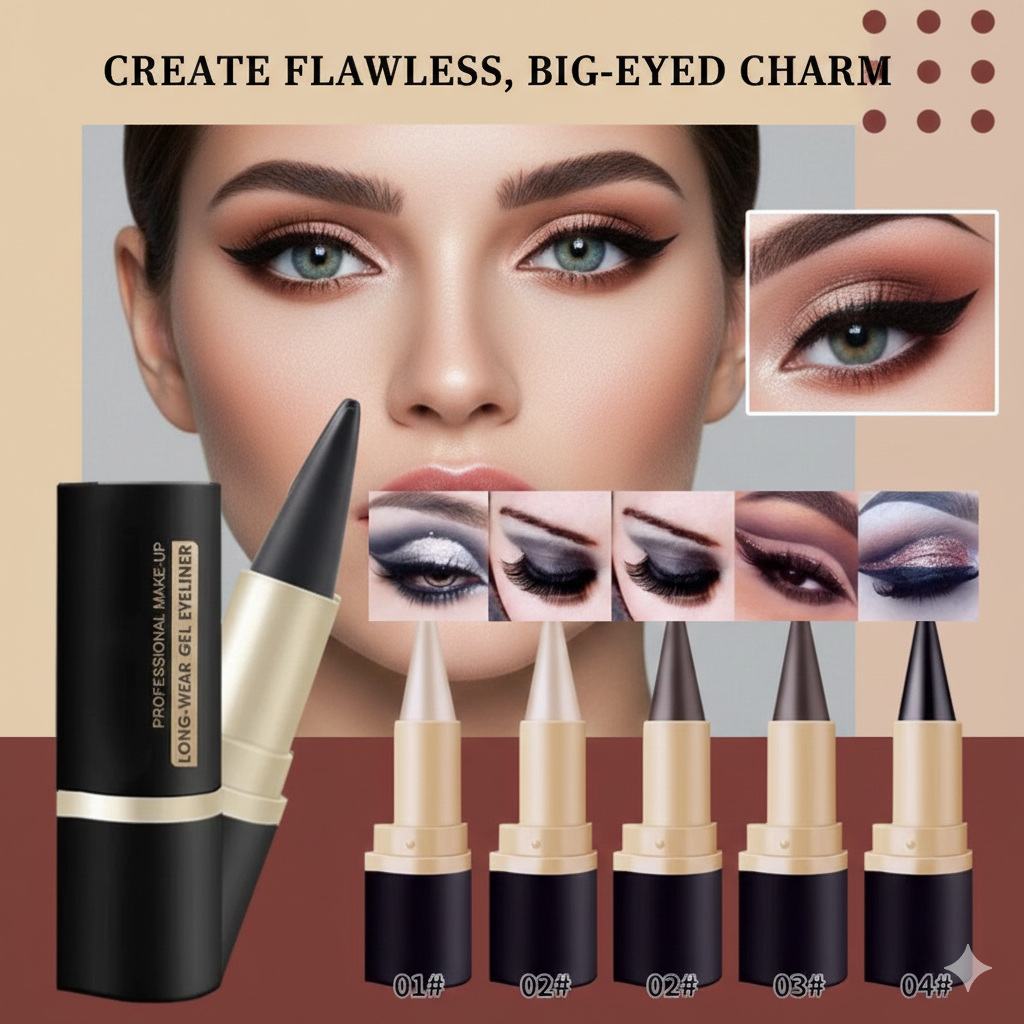✨ BUY 1 GET 1 FREE! 💥 Matte Fast-Drying Eyeliner – Waterproof, Long-Lasting & Perfect for Any Look 👁️🖤 Main image