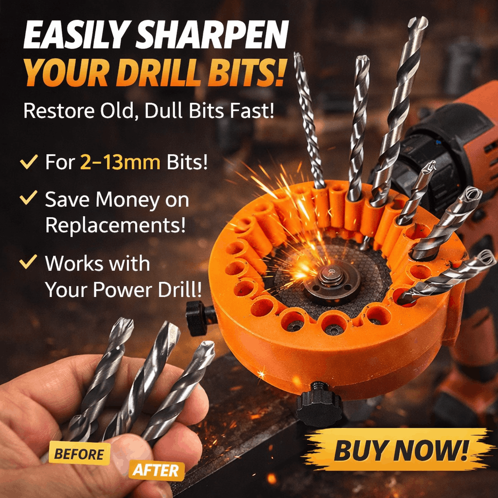 Drill bit sharpener