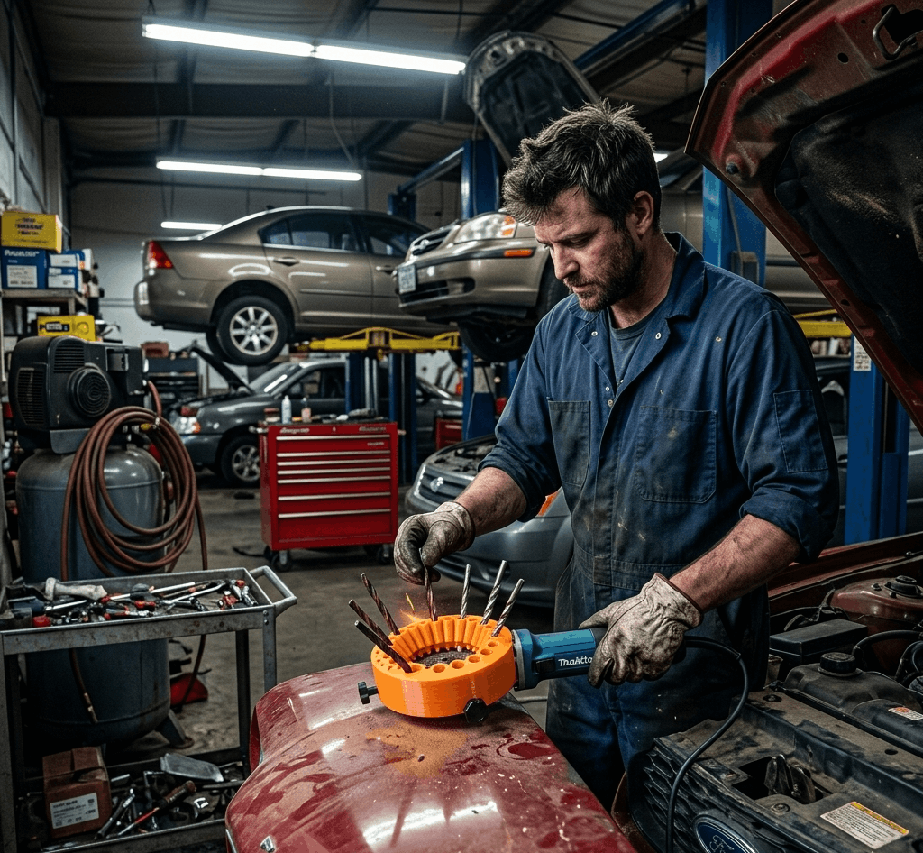 Drill bit sharpener