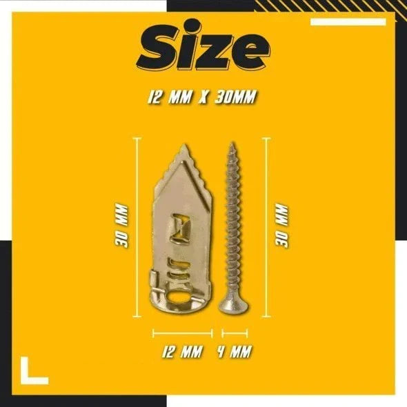 Drywall Anchors and Screws Kit – Heavy Duty