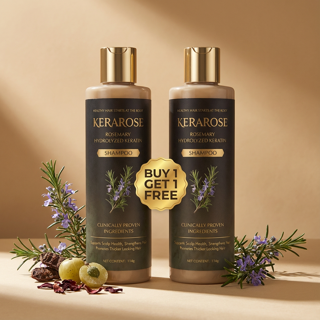 Kerarose Rosemary Shampoo For Hair Growth (Buy 1 Get 1 Free 🔥🔥) Main image