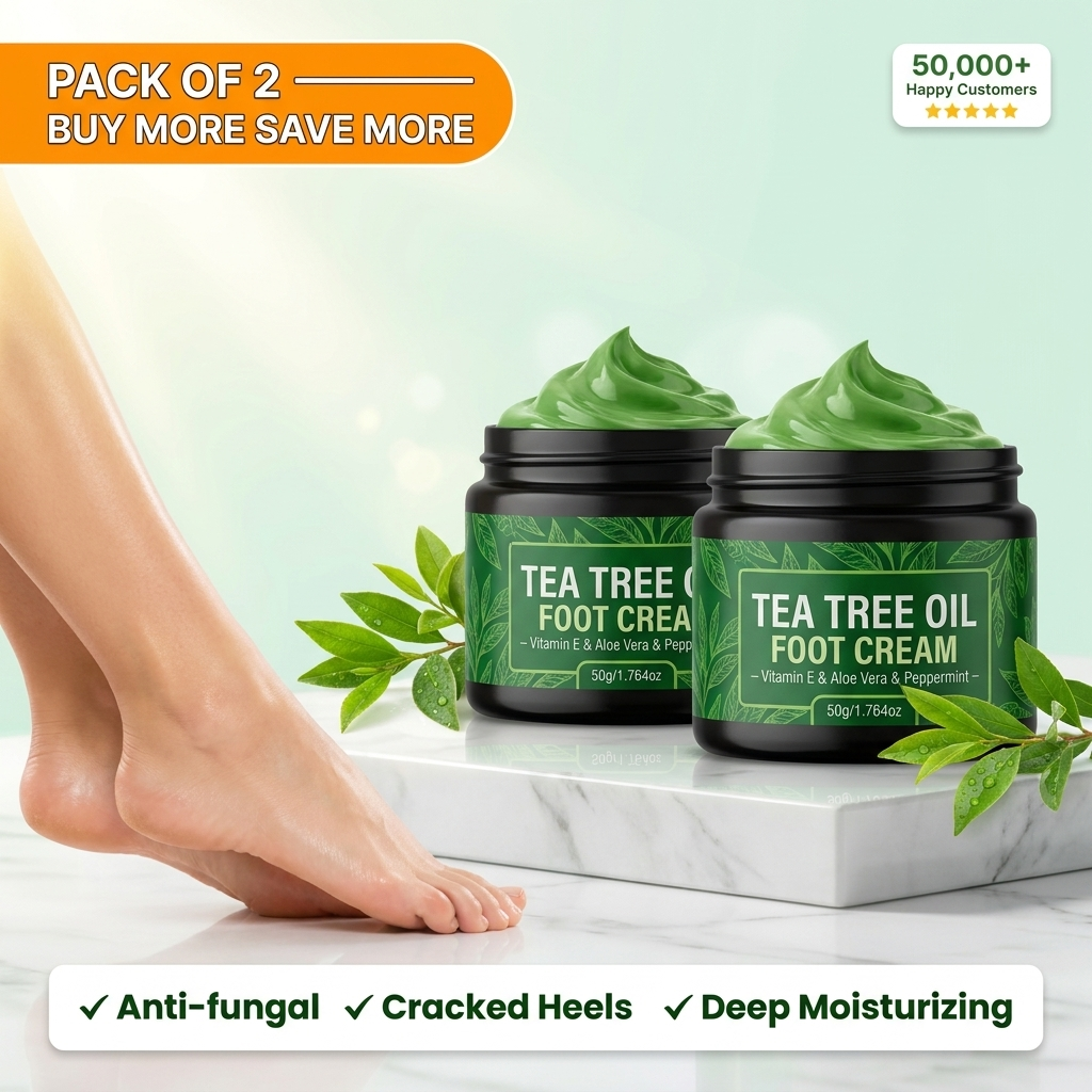 💝Soothing Aloe Vera & Tea Tree Foot Moisturizer💧BUY 1 GET 1 FREE💧