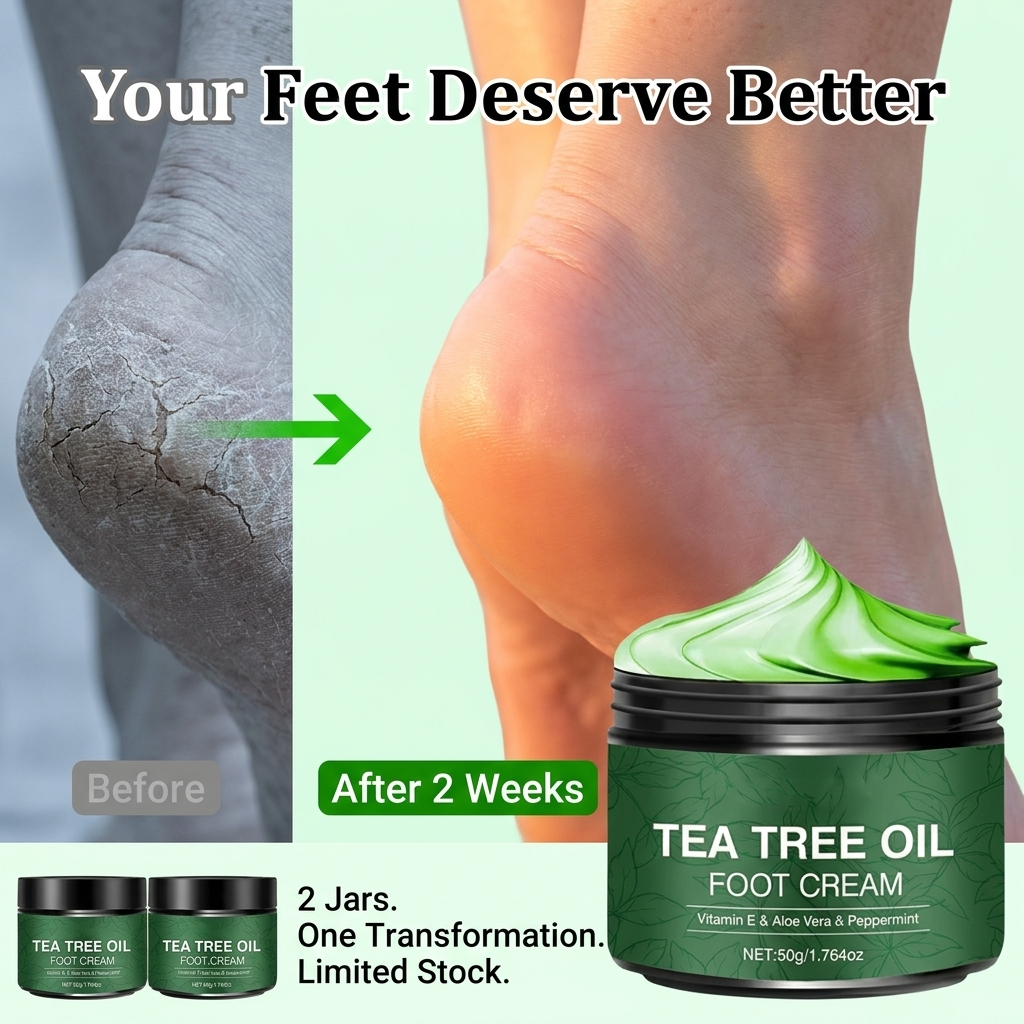 💝Soothing Aloe Vera & Tea Tree Foot Moisturizer💧BUY 1 GET 1 FREE💧