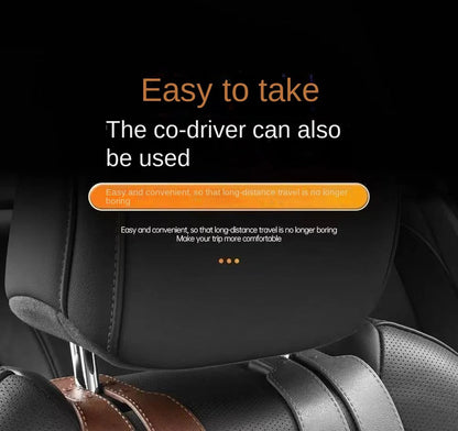 Car Seat Hook with Car Logo, Rear Seat Car Hook, Multifunctional Rear Seat Thickened Hanger for Car Interior