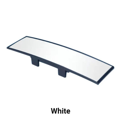 Wide curved rearview mirror for cars