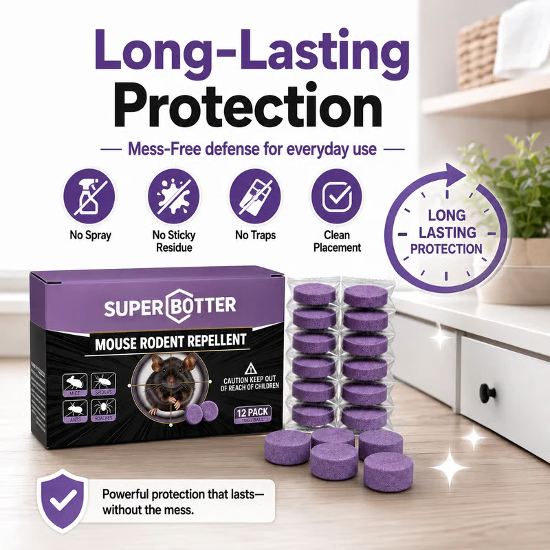 12-Pack Rodent Repellent Balls, Natural Pest Control🐭