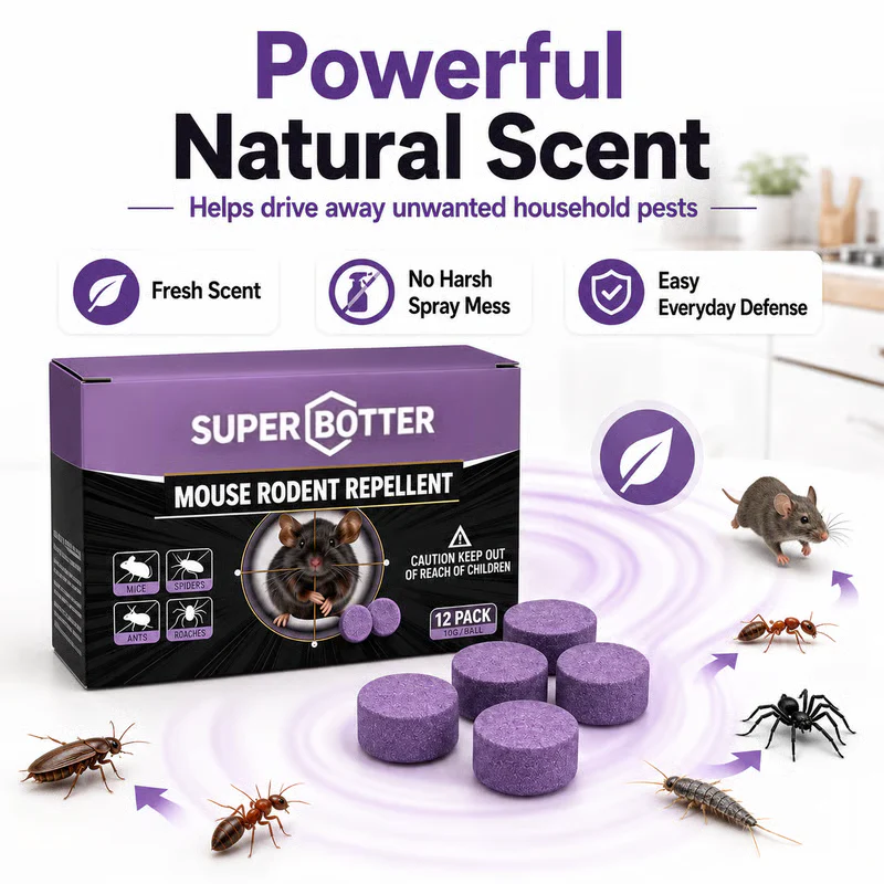 12-Pack Rodent Repellent Balls, Natural Pest Control🐭 Main image