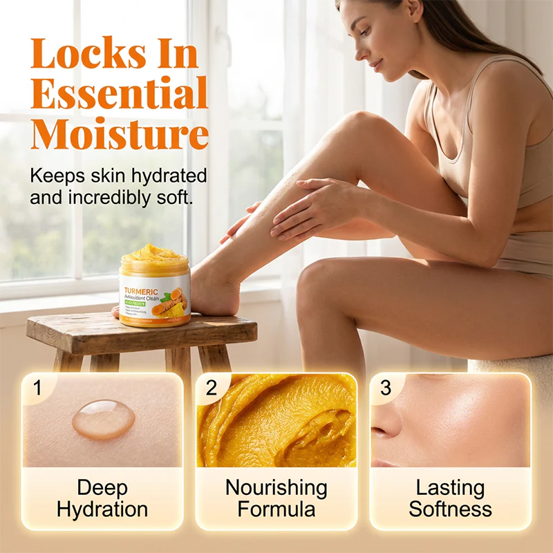 💝Deep Cleansing Turmeric & Citrus Body Scrub💧BUY 1 GET 1 FREE💧