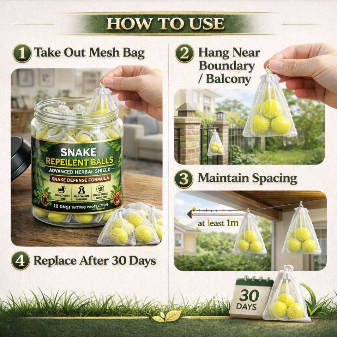 🥰HOT SALE 49% OFF🥰 🐍Snake Repellent Balls🐍 - Advanced Herbal Shield Protection✨Buy 1 Get 1 Free✨