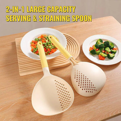 ✨2-IN-1 Large Capacity Serving & Straining Spoon🔍 🔥Buy 1 Get 1 Free🔥
