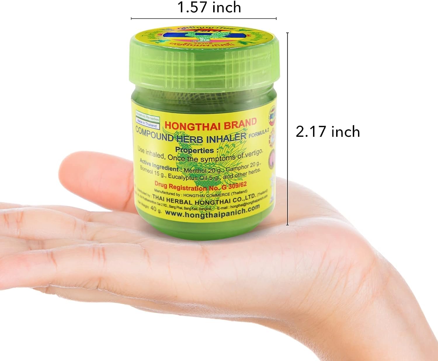 Hong Thai Traditional Herbal Inhaler