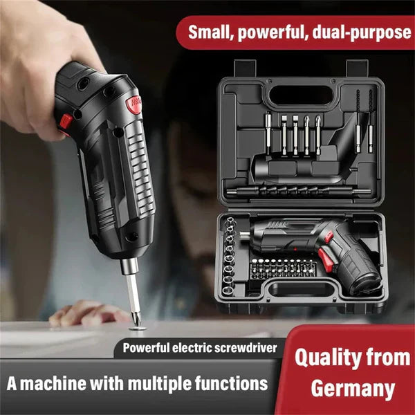 Metal Electric Screwdriver with 47 pcs Screwdriver Bit Set