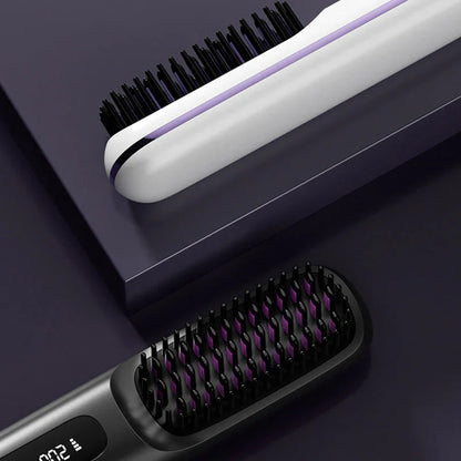 🔥Summer Hot Sale 40% Off🔥Wireless Ceramic Heating Hair Straightening Comb