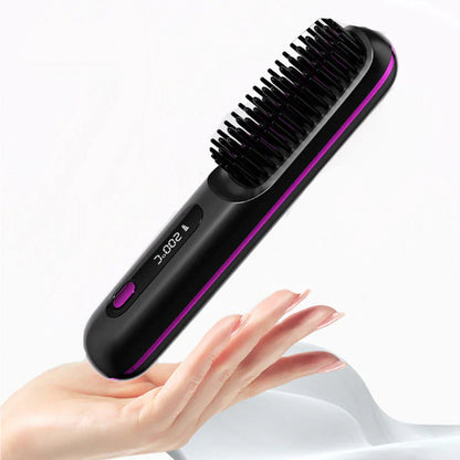 🔥Summer Hot Sale 40% Off🔥Wireless Ceramic Heating Hair Straightening Comb