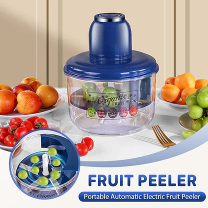 Portable Automatic Electric Peeler for Fruits and Vegetables