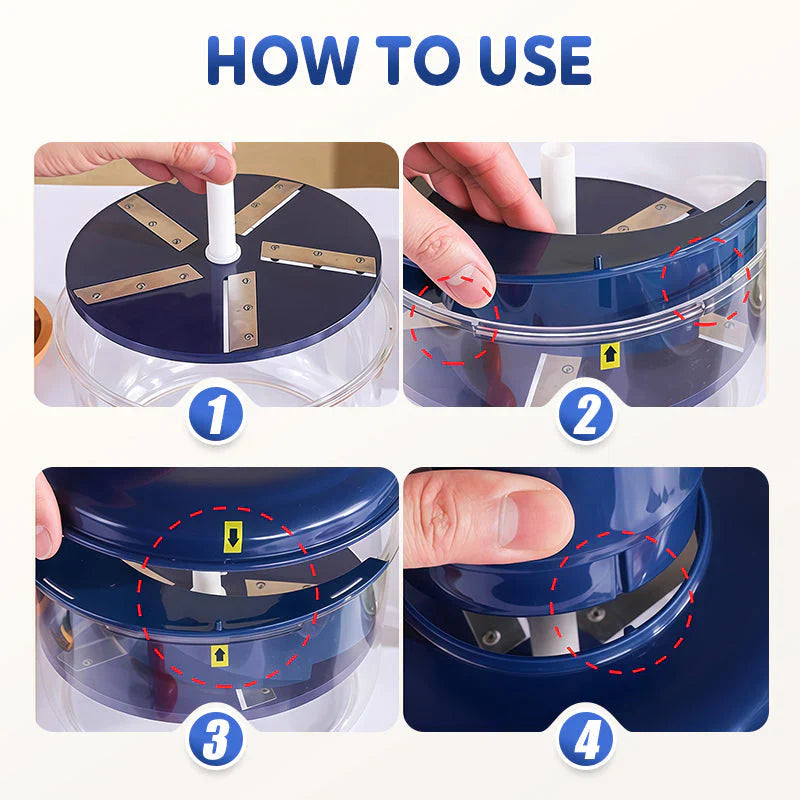 Portable Automatic Electric Peeler for Fruits and Vegetables