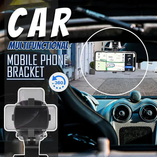🚗 Universal car phone holder with 360° rotation
