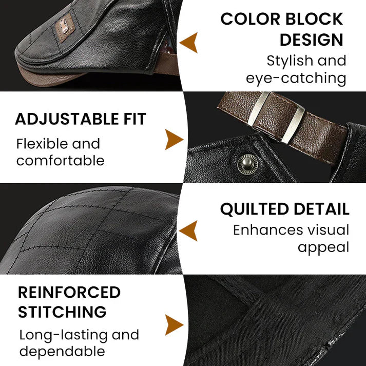 New Fashion Leather Beret | Pack Of 2