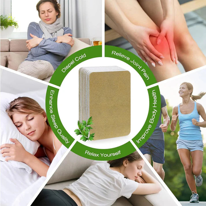 Ginger Pain Relief Patches – Natural Heat Therapy for Aches & Stiffness | Pack of 20