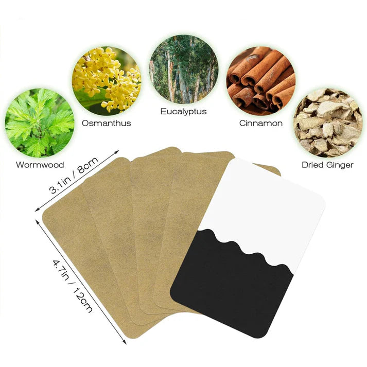 Ginger Pain Relief Patches – Natural Heat Therapy for Aches & Stiffness | Pack of 20