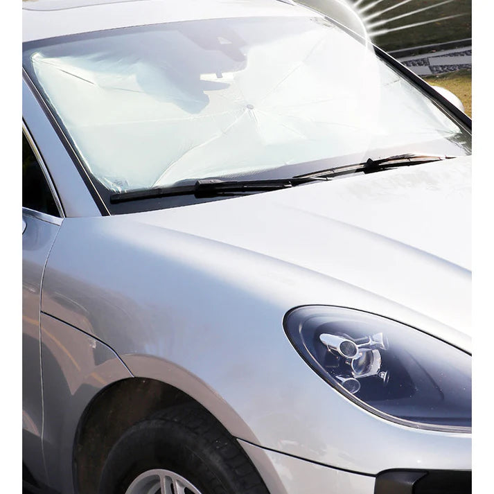 Bendable Car Windshield Sunshade Umbrella Secondary image